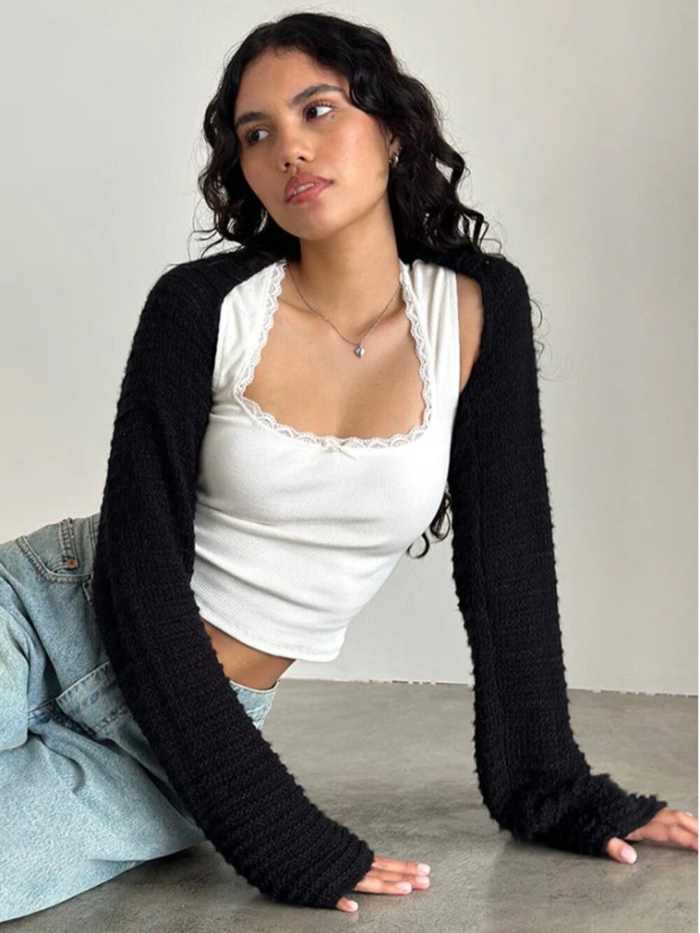 Motel Rocks Bolero Shrug Top